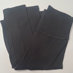 Abercrombie & Fitch Dark Gray Ribbed Legging